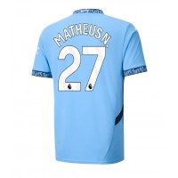 Echipament fotbal Manchester City Matheus Nunes #27 Tricou Acasa 2024-25 maneca scurta